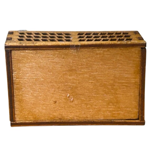 Mini Dollhouse Crate of Pumpkins & Gourds Fall Harvest Halloween Village Decor - Picture 6 of 7